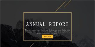 Business infographic : Business infographic : Yellow simple report PowerPoint template on Behance #powerpoint #templates #pres…