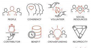 Business infographic : Business infographic : values