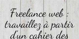 Business infographic : Freelance web : travaillez à partir d’un cahier des charges !