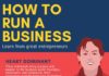 Business infographic : How to run a business?