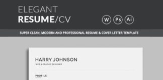 Business infographic : #Resume #Word Template / #CV #Template with super clean and #modern look. Clean …