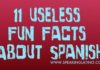 Educational infographic : 11 Useless Fun Facts About Spanish: A Day of Spanish Language Infographic