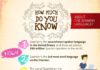 Educational infographic : 20 Fascinating Facts About the Spanish Language #infographic