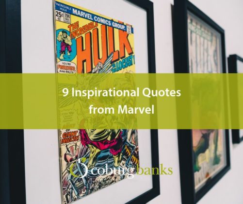 Educational infographic : 9 Inspirational Quotes from Marvel ...