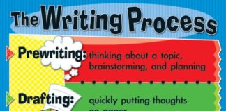 Educational infographic : Carson Dellosa The Writing Process Bulletin Board Set, 16 x 15 Inches
