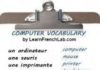 Educational infographic : Educational infographic : Educational infographic : Computer room vocabulary