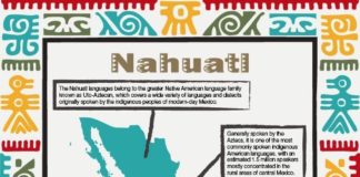 Educational infographic : Educational infographic : Educational infographic : Nahuatl Language Facts & Infographic