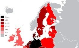 Educational infographic : German language in Europe – Wikipedia, the free encyclopedia-#encyclopedia #euro…