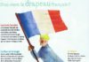 Educational infographic : Le drapeau français
