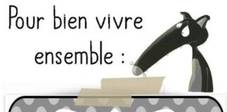 Educational infographic : Règles de vie