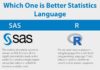 Educational infographic : SAS vs R