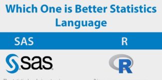 Educational infographic : SAS vs R