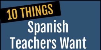 Educational infographic : Spanish Teachers Want Parents to Know
