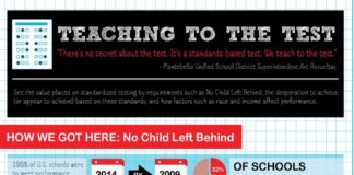 Educational infographic : Teaching to the Test Infographic