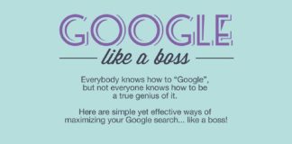 Educational infographic : Utilisez Google comme un Boss