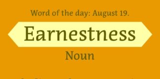 Educational infographic : Vocabulary August Series: Learn a new word every day –