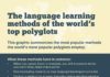 Educational infographic : language learning methods infographic
