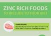Food infographic – 15 Top Zinc-Rich Foods that You Must Include in Your Diet