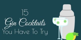 Food infographic – 15 cocktails incroyables à préparer avec du gin (infographie)