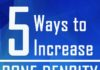 Food infographic – 5 Ways to Increase Bone Density