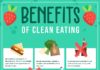 Food infographic – Benefits of Clean Eating