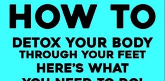 Food infographic – Did You Know That You Can Detox Your Body Through Your Feet?