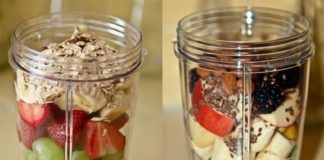 Food infographic – Healthy Fruit and Vegetable Smoothie Recipes for Weight Loss