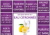 Food infographic – Les vertus de l'eau citronnée | Eau Citronnée Le Monde s'Eveille Grâc…