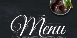 Food infographic – Menu design for Hotel Opera House..