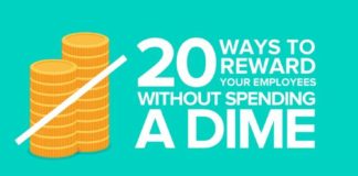 Management : 20 Ways To Reward Employees Without Spending A Dime (Infographic)