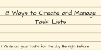 Management : 8 Ways to Create and Manage Task Lists