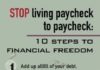 Management : How to STOP living paycheck to paycheck: 10 Steps to Financial Freedom