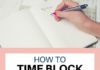 Management : How to be highly productive every single day by using time blocking.