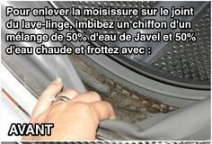 Management : L’Astuce Pour Enlever Facilement la Moisissure dans la Machine à Laver.