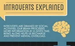 Psychology : Introverts Explained Infographic