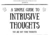 Psychology : Intrusive Thoughts Infographic