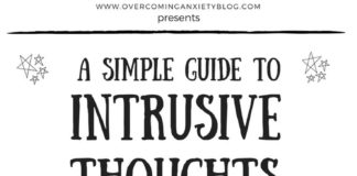 Psychology : Intrusive Thoughts Infographic