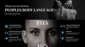 Psychology : Psychology : People’s Body Language Explained: What People Really Mean #Infographics