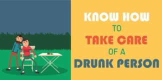 Psychology : You can take care of drunk person after they have had too much drink in a range …