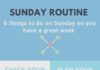 Medical infographic : Sunday Routine Infographic Health , Adolescent Health , Children Health , Daily …