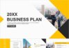 Business infographic : 2 in 1 business plan PowerPoint template – Pcslide.com #powerpoint #presentation…