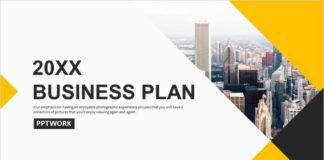 Business infographic : 2 in 1 business plan PowerPoint template – Pcslide.com #powerpoint #presentation…