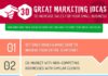 Business infographic : 30 Great Marketing Ideas for Small Business Owners Infographic