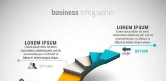 Business infographic : 4 in 1 Business Infographics Bundle — Photoshop PSD #blue #symbol • Availabl…
