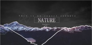 Business infographic : 4 in 1 Mountains background report PowerPoint – Pcslide.com#powerpoint #template…