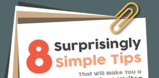 Business infographic : 8 Surprisingly Simple Tips That Will Make You a More Efficient Writer (Infographic)