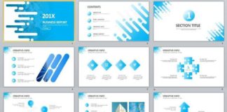 Business infographic : Business infographic : 31+ Creative blue infographics PowerPoint template