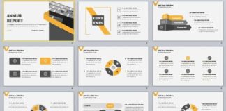 Business infographic : Business infographic : Annual Report PowerPoint templates #powerpoint #templates #presentation #animati…