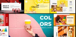 Business infographic : Colors – Keynote Template. Keynote presentation template. #Keynote #KeynoteTempl…