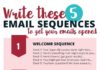 Business infographic : Free Welcome Email Sequence Templates!
